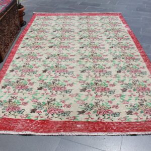 6 ft. x 9.4 ft. Vintage Turkish Rug TR40377 Image 1