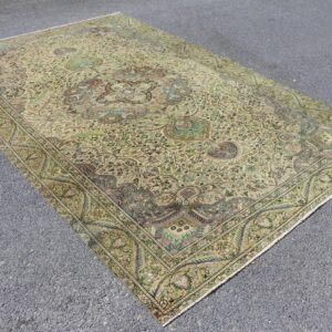 6.4 ft. x 9.7 ft. Vintage Turkish Rug TR40467 Image 1