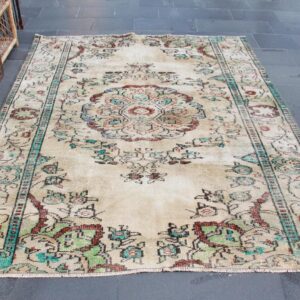 5.8 ft. x 7.5 ft. Vintage Turkish Rug TR41077 Image 1