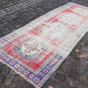 3.9 ft. x 10.9 ft. Vintage Turkish Rug TR41187 Image 1