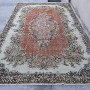 6.1 ft. x 10 ft. Vintage Turkish Rug TR41217 Image 1
