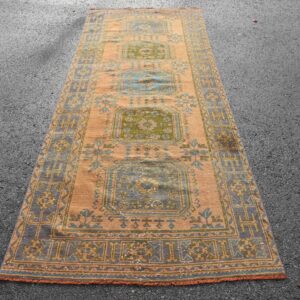 4.1 ft. x 10.8 ft. Vintage Turkish Rug TR41457 Image 1
