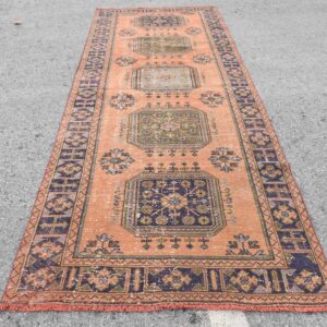 4.5 ft. x 11.8 ft. Vintage Turkish Rug TR41577 Image 1