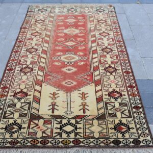 4.1 ft. x 6.7 ft. Vintage Turkish Rug TR41667 Image 1