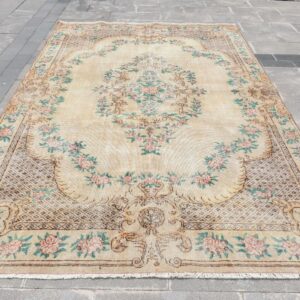 6.7 ft. x 10.2 ft. Vintage Turkish Rug TR42687 Image 1