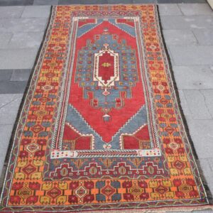 3.8 ft. x 7.7 ft. Vintage Turkish Rug TR42807 Image 1