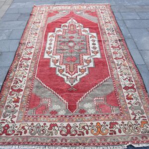 4.9 ft. x 9.3 ft. Vintage Turkish Rug TR43587 Image 1