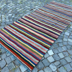 3.8 ft. x 8.8 ft. Vintage Kilim Rug TR61082 Image 1