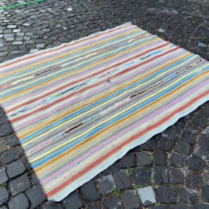 5.2 ft. x 6.4 ft. Vintage Kilim Rug TR61222 Image 1