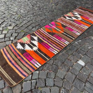 2.2 ft. x 8.5 ft. Vintage Kilim Rug TR61502 Image 1