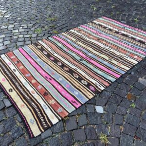 4.3 ft. x 8 ft. Vintage Kilim Rug TR61522 Image 1