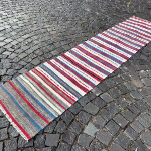 2.2 ft. x 9.3 ft. Vintage Kilim Rug TR61592 Image 1
