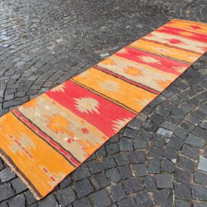 2.9 ft. x 11.3 ft. Vintage Kilim Rug TR61662 Image 1