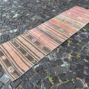 2.4 ft. x 8.2 ft. Vintage Kilim Rug TR61682 Image 1