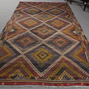 5.8 ft. x 10.6 ft. Vintage Kilim Rug TR61812 Image 1