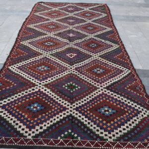 5.3 ft. x 11.4 ft. Vintage Kilim Rug TR61842 Image 1
