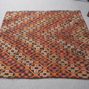4.8 ft. x 5.2 ft. Vintage Kilim Rug TR61852 Image 1