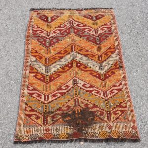 2.7 ft. x 3.8 ft. Vintage Kilim Rug TR61962 Image 1