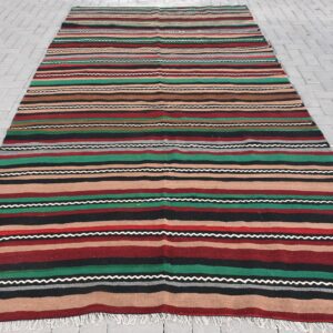 6 ft. x 11.3 ft. Vintage Kilim Rug TR61992 Image 1