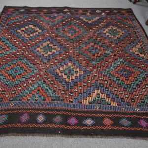 6.8 ft. x 7 ft. Vintage Kilim Rug TR62082 Image 1