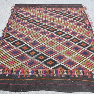5.3 ft. x 7.2 ft. Vintage Kilim Rug TR62212 Image 1