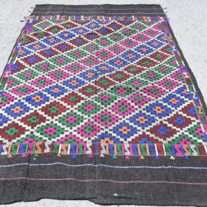 4.9 ft. x 7.6 ft. Vintage Kilim Rug TR62242 Image 1
