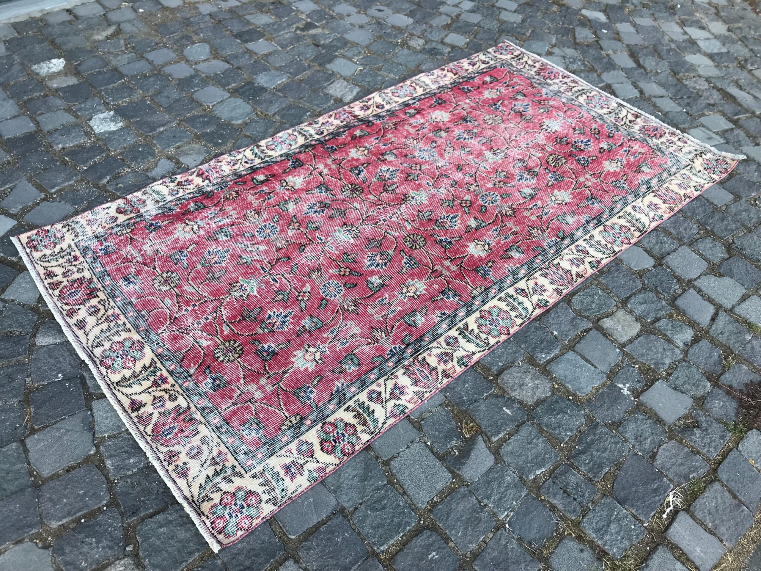 3.4 ft. x 6.7 ft. Vintage Turkish Rug TR20717