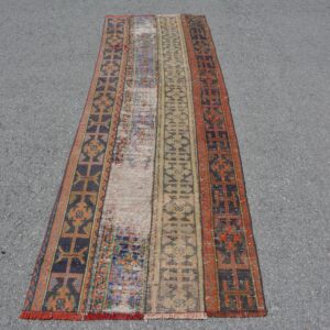 2.8 ft. x 8.7 ft. Vintage Patchwork Rug TR22984 Image 1