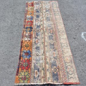 2.6 ft. x 6.7 ft. Vintage Patchwork Rug TR23024 Image 1