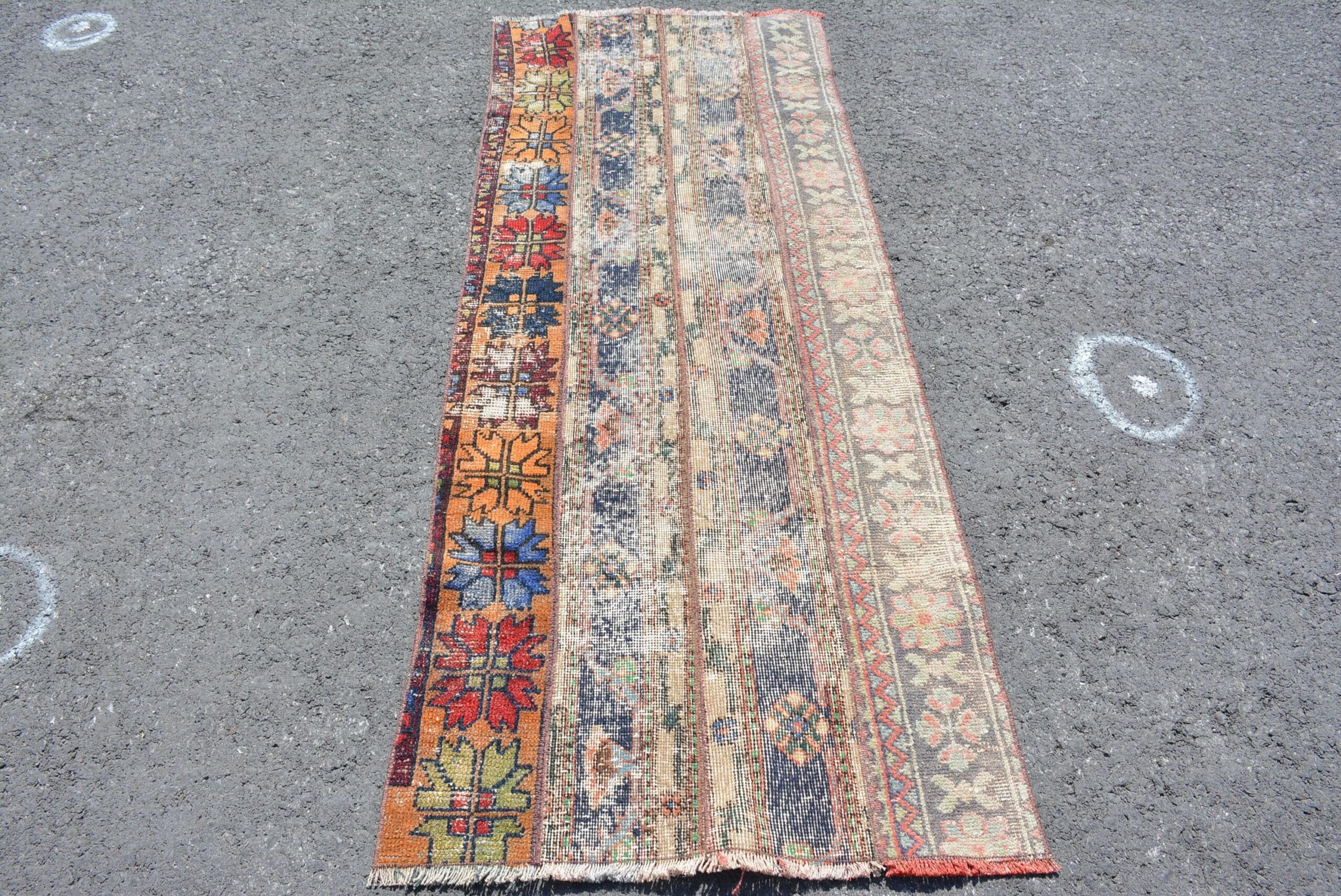 2.6 ft. x 6.7 ft. Vintage Patchwork Rug TR23024