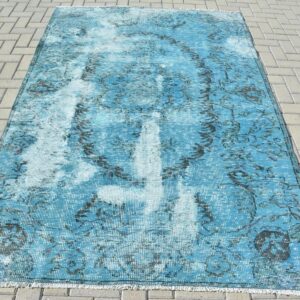 5.4 ft. x 8.1 ft. Vintage Overdyed Rug TR34313 Image 1
