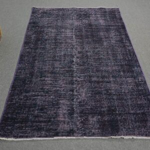 3.6 ft. x 6.9 ft. Vintage Overdyed Rug TR34333 Image 1