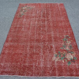 4.3 ft. x 7.5 ft. Vintage Overdyed Rug TR34383 Image 1
