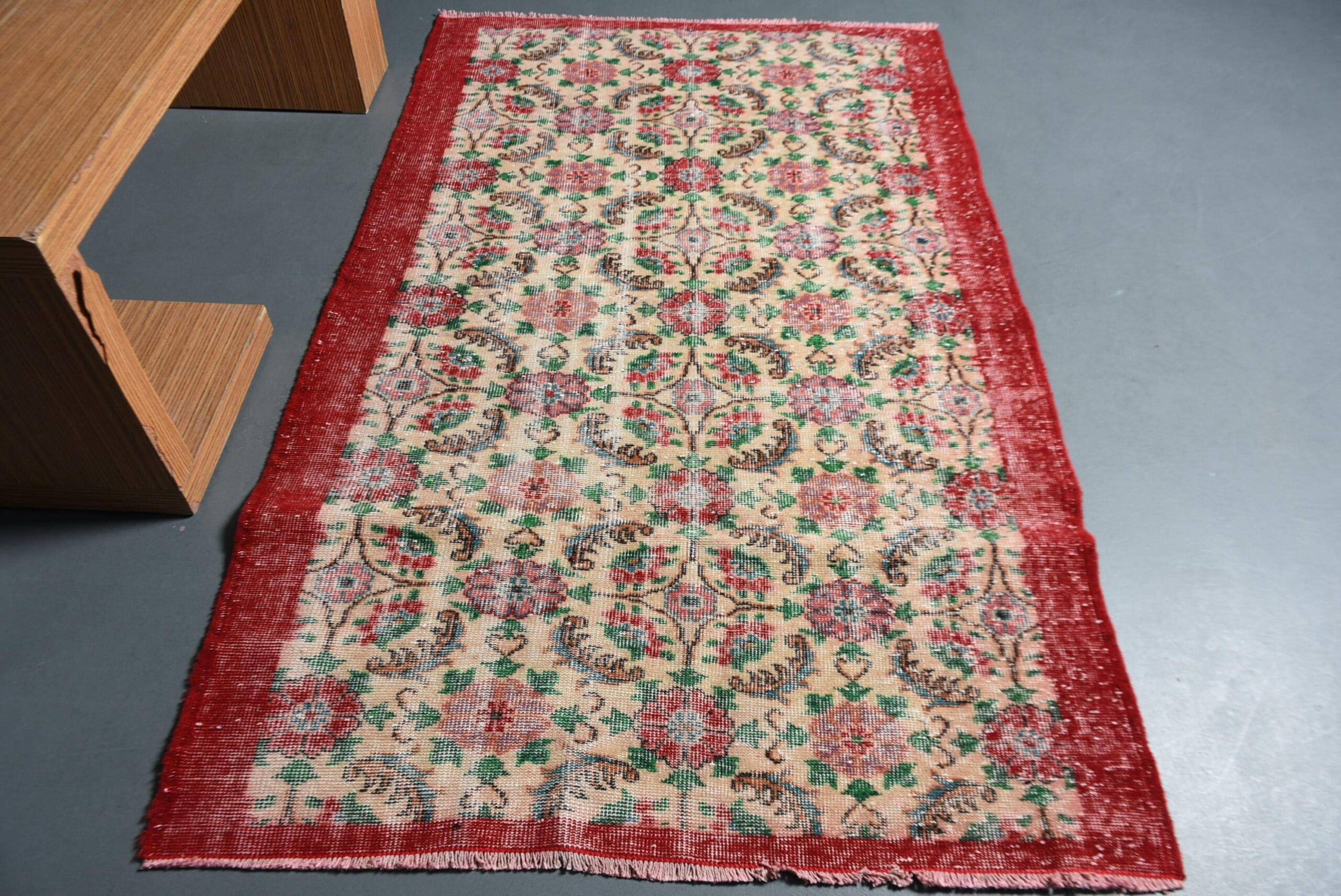 4 ft. x 6.6 ft. Vintage Turkish Rug TR43837