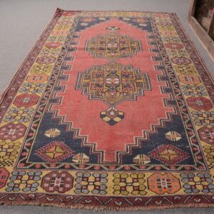 4.1 ft. x 7.5 ft. Vintage Turkish Rug TR44407 Image 1