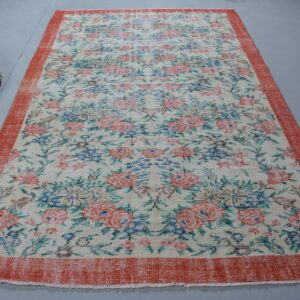 5.9 ft. x 9.3 ft. Vintage Turkish Rug TR44677 Image 1