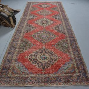 4.6 ft. x 12.3 ft. Vintage Turkish Rug TR44777 Image 1