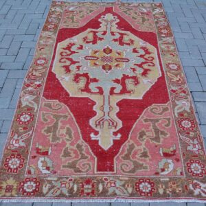 4 ft. x 7.2 ft. Vintage Turkish Rug TR45117 Image 1