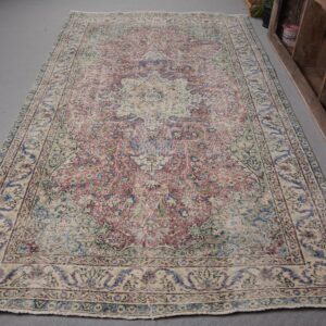 5.4 ft. x 9.4 ft. Vintage Turkish Rug TR45177 Image 1