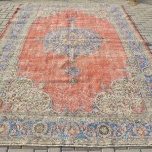 7.1 ft. x 10.5 ft. Vintage Turkish Rug TR45427 Image 1