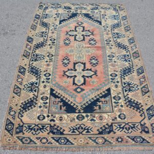 3.9 ft. x 6.4 ft. Vintage Turkish Rug TR45477 Image 1