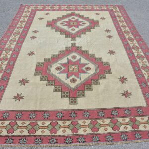 6.9 ft. x 9.5 ft. Vintage Turkish Rug TR45557 Image 1