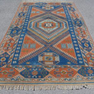 5.7 ft. x 9.5 ft. Vintage Turkish Rug TR45857 Image 1
