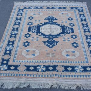 5.3 ft. x 5.5 ft. Vintage Turkish Rug TR45907 Image 1