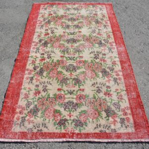 3.8 ft. x 6.5 ft. Vintage Turkish Rug TR46087 Image 1