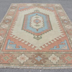6.9 ft. x 9.6 ft. Vintage Turkish Rug TR46267 Image 1