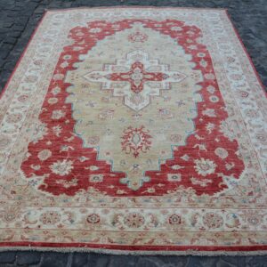 6.7 ft. x 9.4 ft. Vintage Turkish Rug TR46627 Image 1