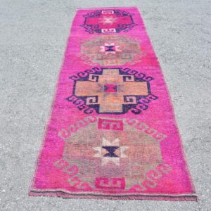 3.3 ft. x 10.4 ft. Vintage Turkish Rug TR47227 Image 1