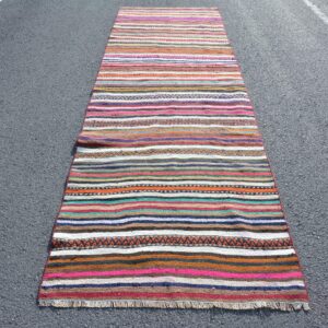 3.6 ft. x 11.5 ft. Vintage Kilim Rug TR62302 Image 1