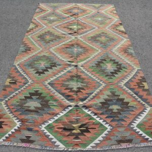 4.9 ft. x 12.5 ft. Vintage Kilim Rug TR62342 Image 1